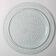 Georgia Green Bubble Glass Platter / Large Centerpiece / Italy / 1990s