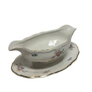Art Deco gravy boat from Tielsch / Walbrzych, Poland, 1950s