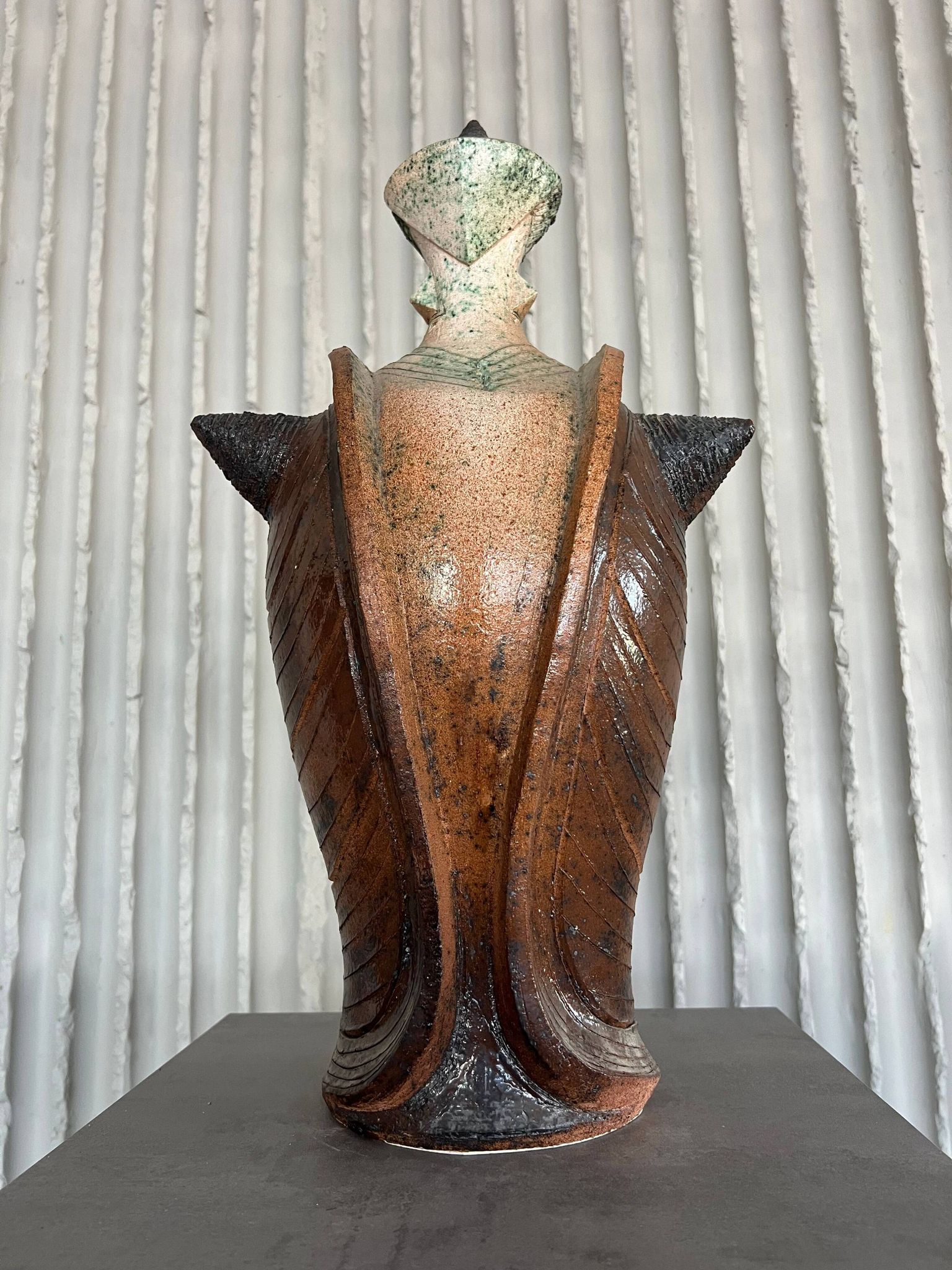XXL (40-80cm) ceramic chess set by Maria Kenarova