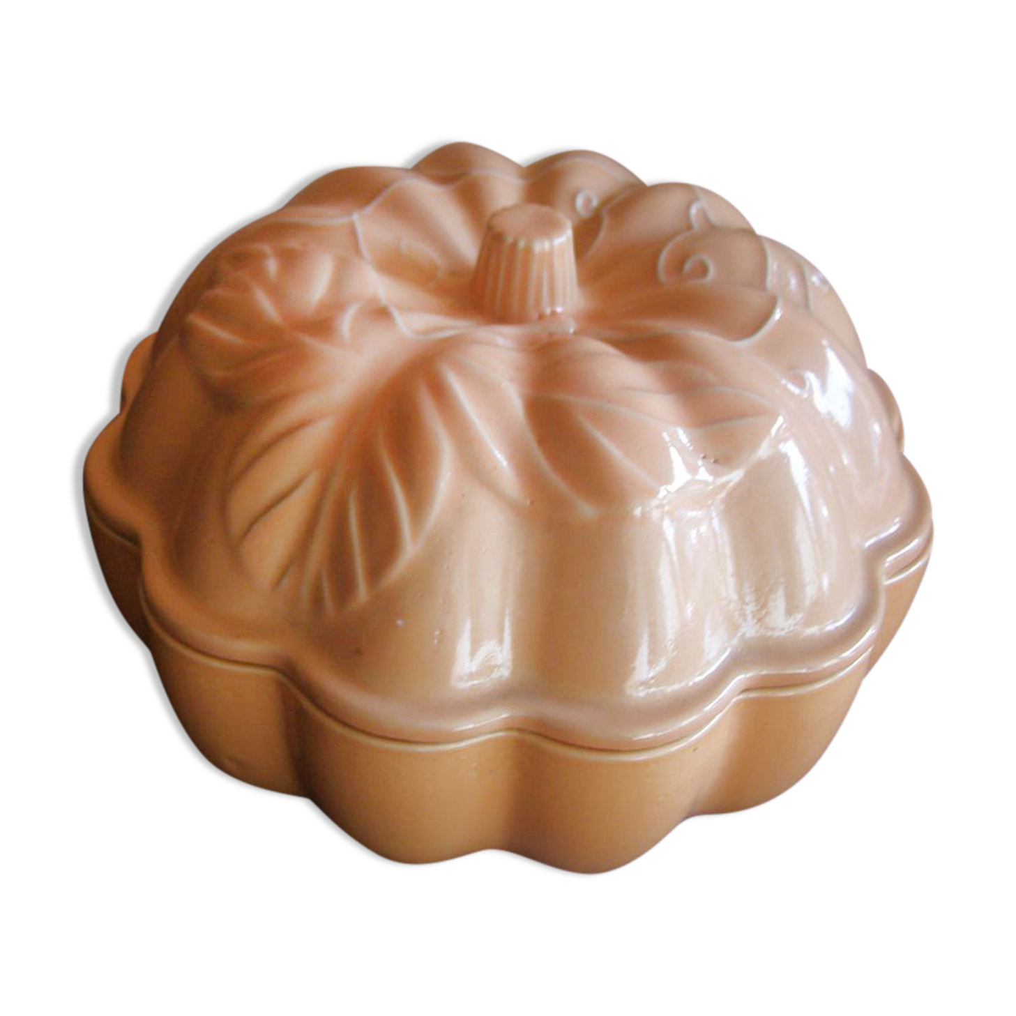 Porcelain pumpkin tureen (made in France)