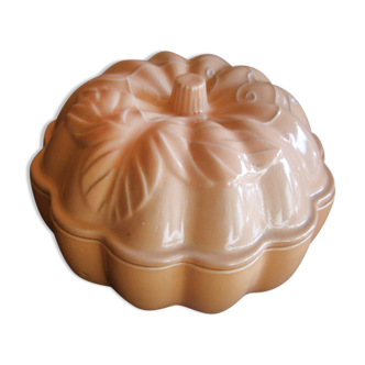 Porcelain pumpkin tureen (made in France)