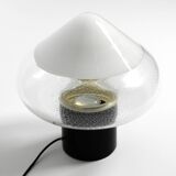 Lampe de table en verre de Murano en deux pièces des années 1960 par Roberto Pamio pour Leucos