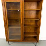 Danish Teak Cabinet with Glass Doors by Carlo Jensen for Hundevad & Co, 1960s