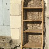 Vintage rattan cabinet