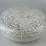 60s 70s ceiling lamp Plafoniere Ice Glass Doria Germany Space Age Design