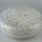 60s 70s ceiling lamp Plafoniere Ice Glass Doria Germany Space Age Design