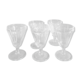 Five glasses aperitif of 40