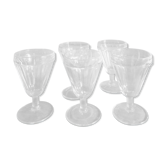 Five glasses aperitif of 40