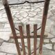 Old vintage wooden sled