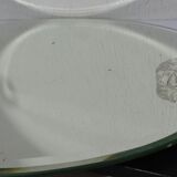 Beautiful beveled oval mirror 60x41cm