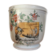 Cache pot earthenware Luneville Japan