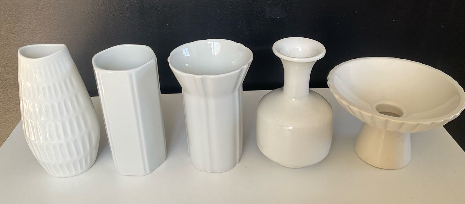 Série de 5 vases miniatures des années 60-70