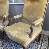 Paire de fauteuils Régence