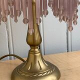 Pair of pampille bedside lamps
