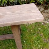 Oak farm bench