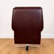 Vintage retro Arne Norell lounge chair & stool in burgundy leather