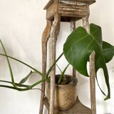 Wooden plant holder