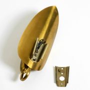 Beautiful original Mid Century Modern cone wall lamp made of brass