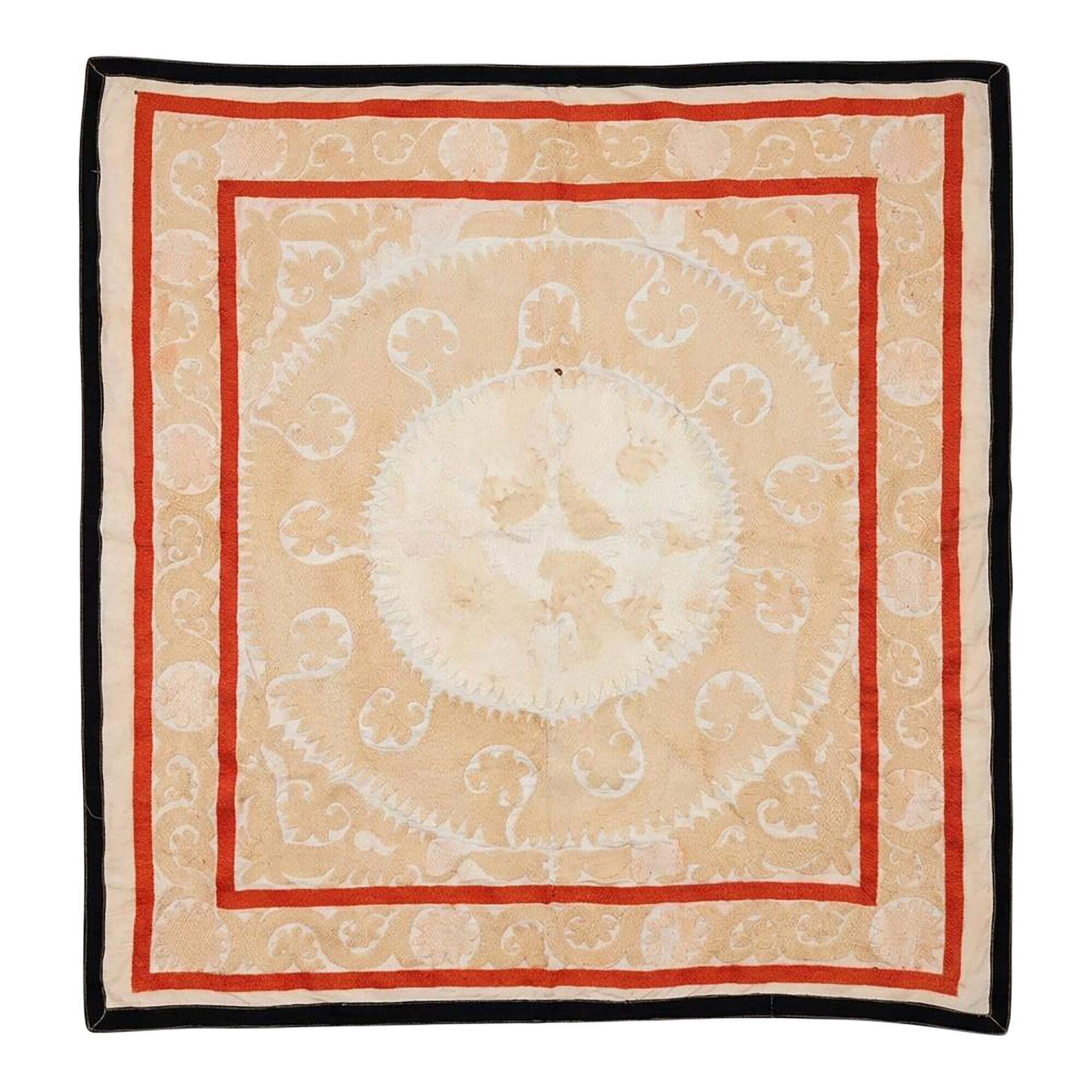 Vintage hand-embroidered tablecloth 152x155 cm