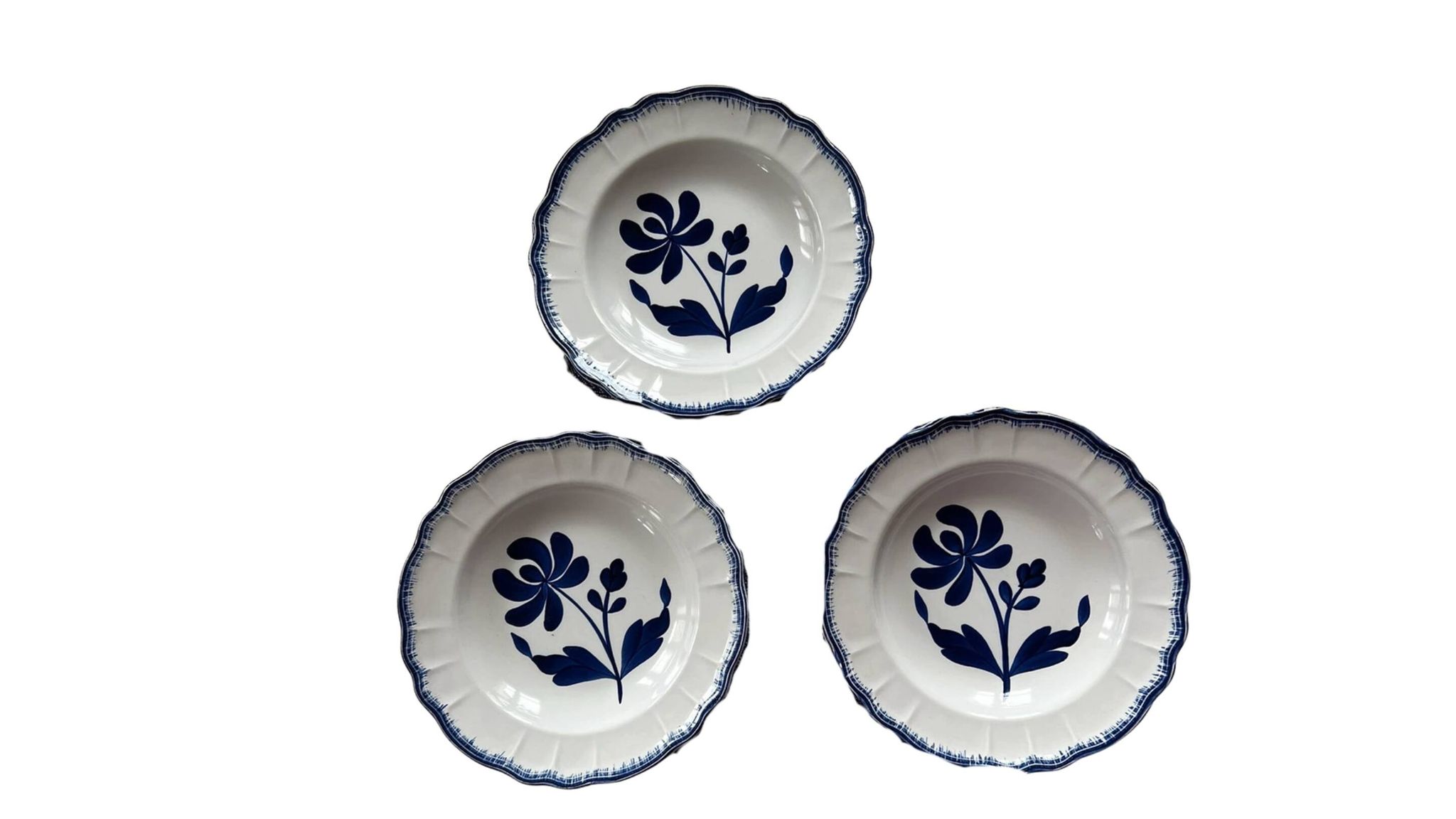 Lot de 3 assiettes creuses Thebes Salins