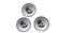 Set of 3 deep plates Thebes Salins