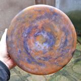 Glass and wrought iron fruit bowl