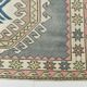 4x7 Oushak Light Green Oriental Vintage Rug, 128x206Cm