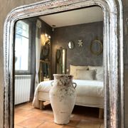 Louis-Philippe antique silvered mirror 19th century