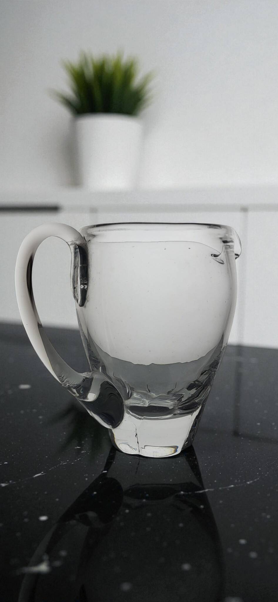 Lalique crystal pitcher / jug, Highlands model