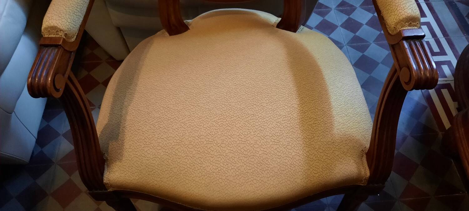 Paire de fauteuils style louis XVI