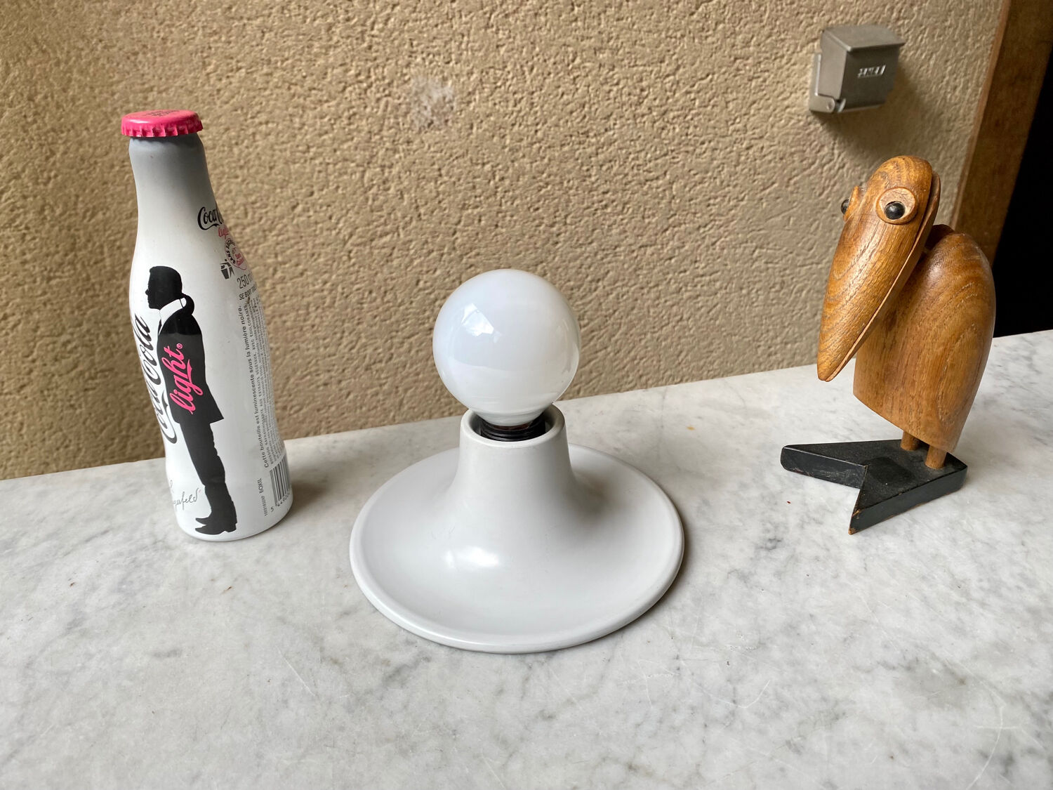 Design wall or ceiling lamp Space age Italy vintage 70