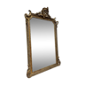 Grand miroir doré fin XIXème