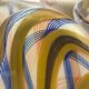 Vintage Murano Striped Vase