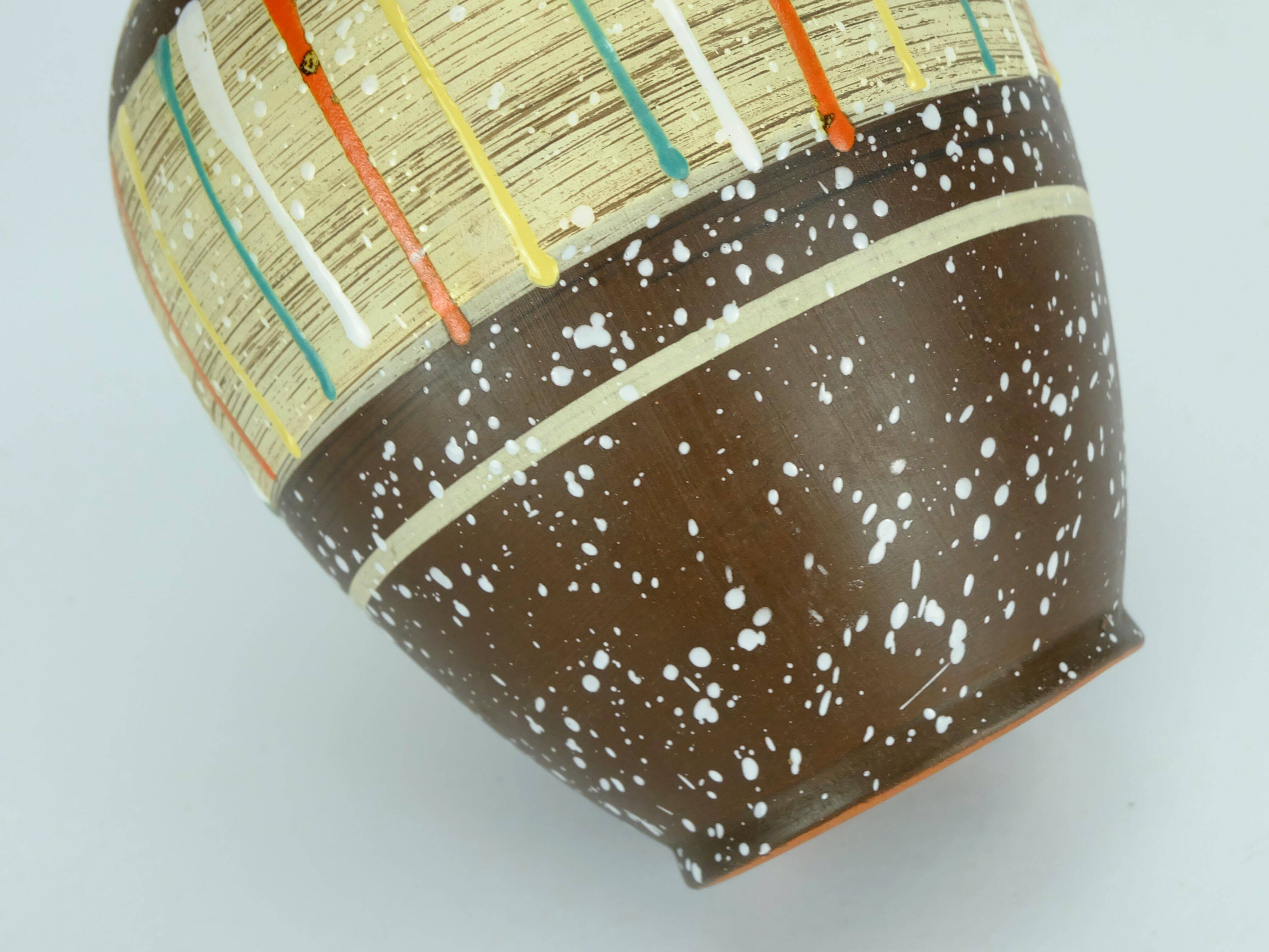 carstens mid century VASE multicolored decor model 526-17