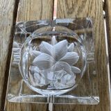 Cendrier verre cristal