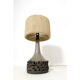 Lampe en terre chamotté et grès, Erik Glud, 1960-1970