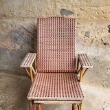 Rattan lounge chair