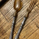 Antique salad cutlery