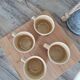 Honey beige mugs