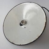 Old red enamelled industrial suspension 30 cm