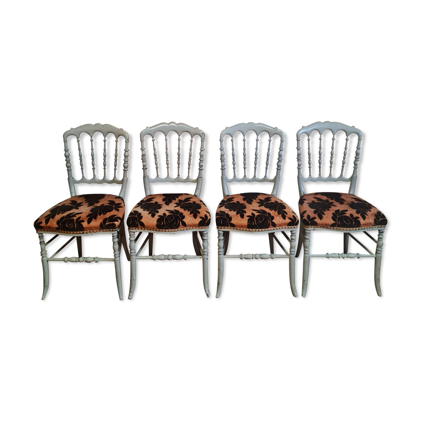 4 Napoleon 3 chairs