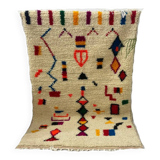Tapis berbère en laine fait main 200 x 100 cm