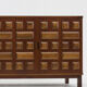 Vintage Spanish brutalist sideboard credenza