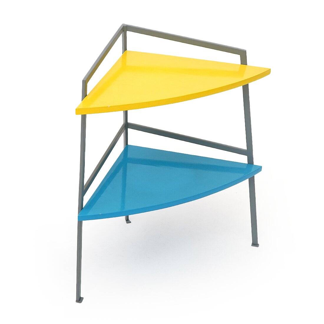 Corner table with two shelves, 1980s