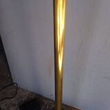 Liseuse / lampadaire articulé ep 1970 laiton doré