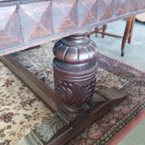 Rectangular table with extensions