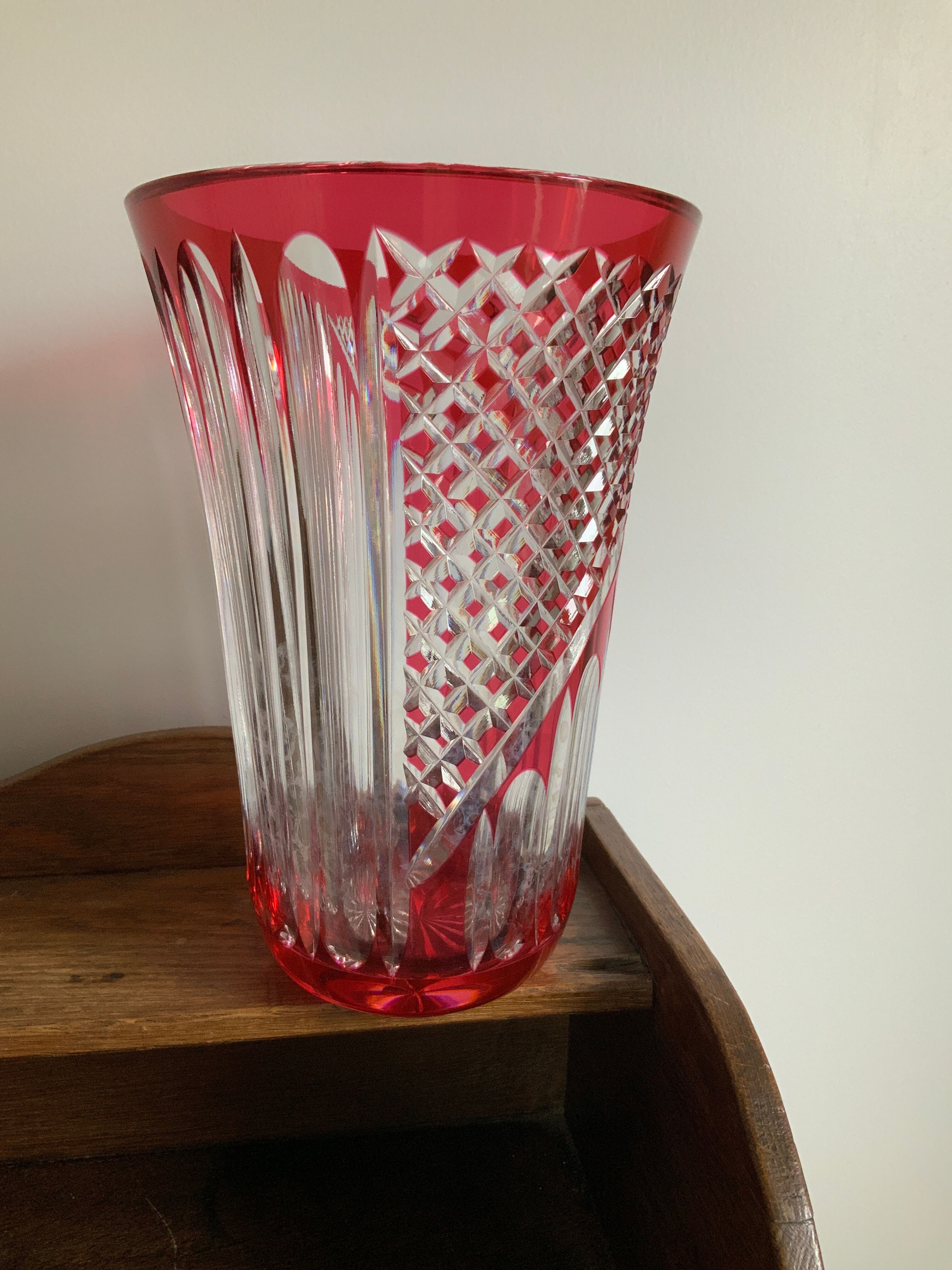 Lorraine crystal vase