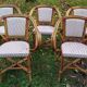 Lot de 5 fauteuils de bistrot