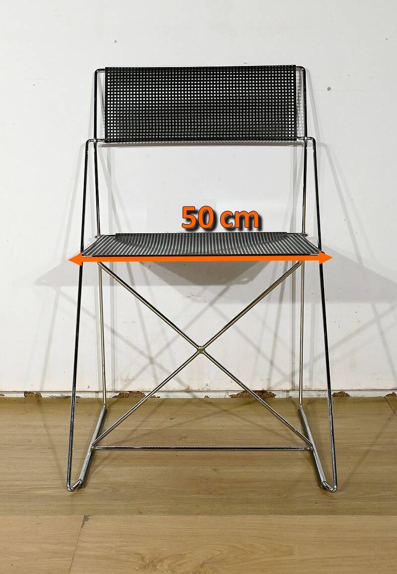 Suite of 5 Nuova X Line Omli Chairs for Magis, by Niels Joergen Haugesen – 1980