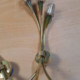 Art Deco wall light duo